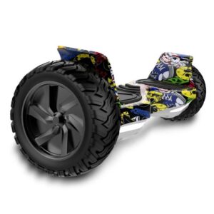 EVERCROSS Challenger Gyropode Hoverboard Hummer Hip-Hop Bluetooth 8,5 pouces,700W 4,4Ah Tout Terrain, avec App de contrôle