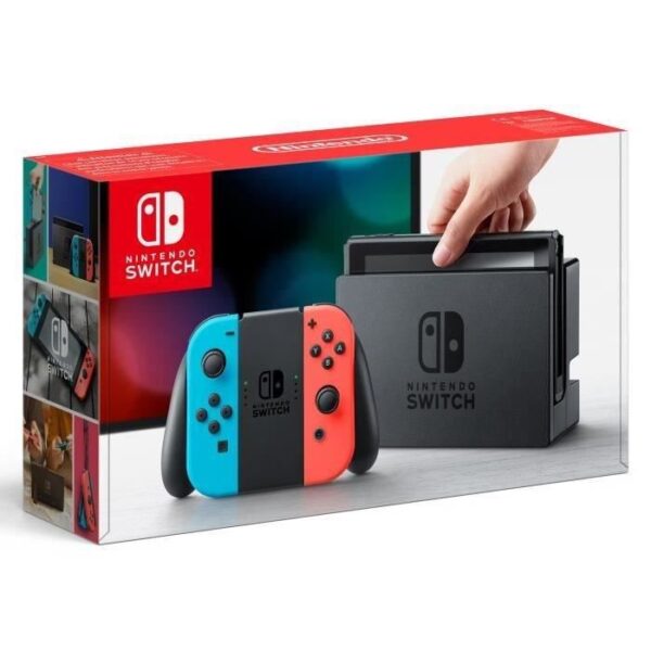 Nintendo Switch Pack Neon + Crash Bandicoot Trilogie von N. Sane + Mario Kart 8 Deluxe