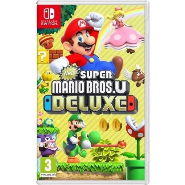 Nintendo Switch Pack Neon + Neue Super Mario Bros U Deluxe + Super Mario Party + Mario Kart 8 Deluxe + Download-Code 35 € Nintendo