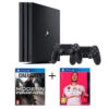 PS4 Pro 1 TB Schwarz + 2 Controller + 2 Spiele: CALL OF DUTY Modern Warfare + FIFA 20