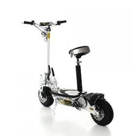 Trottinette électrique SXT Scooter 1000 W Turbo Blanche Lithium LiFePo4 36V/20Ah